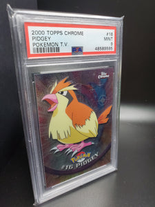 Topps Chrome Pidgey PSA 9